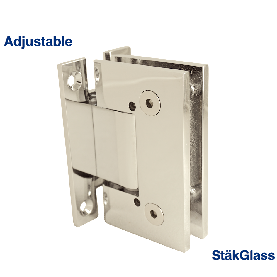 Adjustable Wall To Glass Shower Hinge "H" Plate