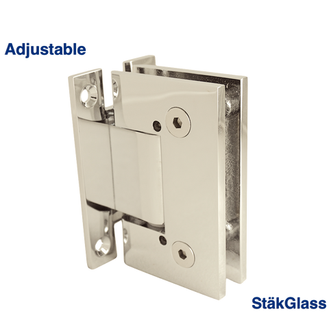 Adjustable Wall To Glass Shower Hinge "H" Plate