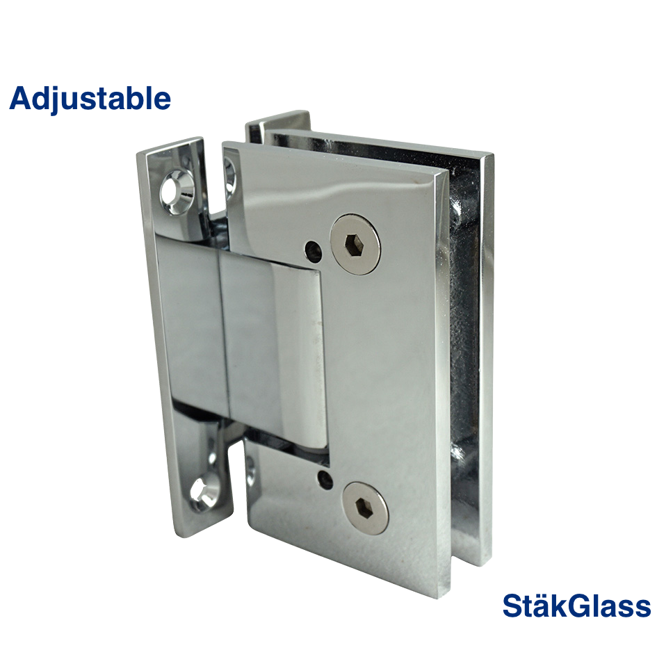 Adjustable Wall To Glass Shower Hinge "H" Plate