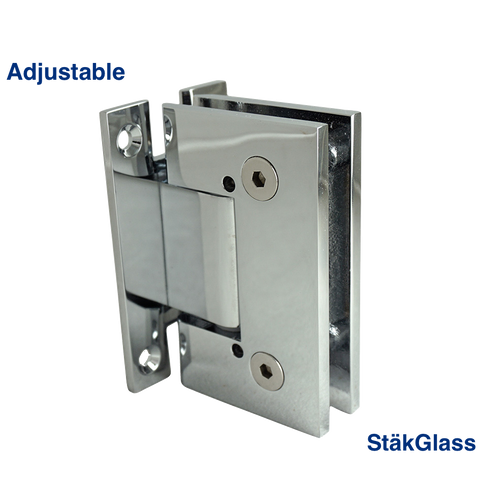 Adjustable Wall To Glass Shower Hinge "H" Plate